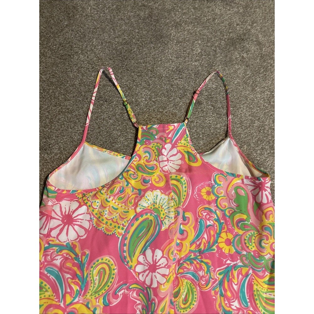 Lilly Pulitzer Double Trouble Silk Slip Dress Women’s Size XS - Picture 10 of 11